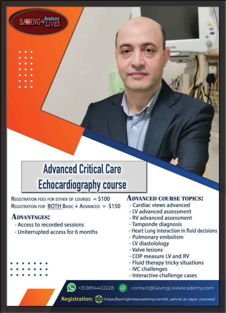 Advanced Critical Care Echocardiography course