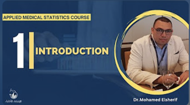 Medical Statistics by Dr Mohamed Elsherif (Mixed Arabic/English language)